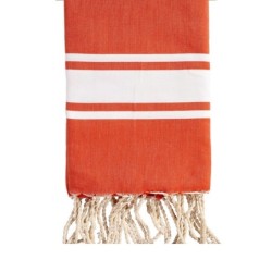fouta-enfant-orange-personnalisable-soleil-plage-serviette