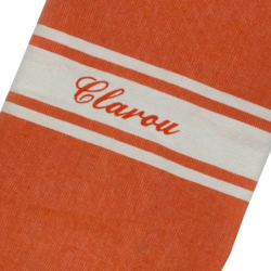 FOUTA PLATE PERSONNALISABLE - JAUNE FLUO