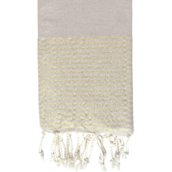 copy of FOUTA RAYEE OR - TAUPE